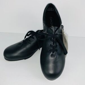 Capezio UNISEX 12M Tele-Tone II Tap Shoes Size (BLK) Leather NWT